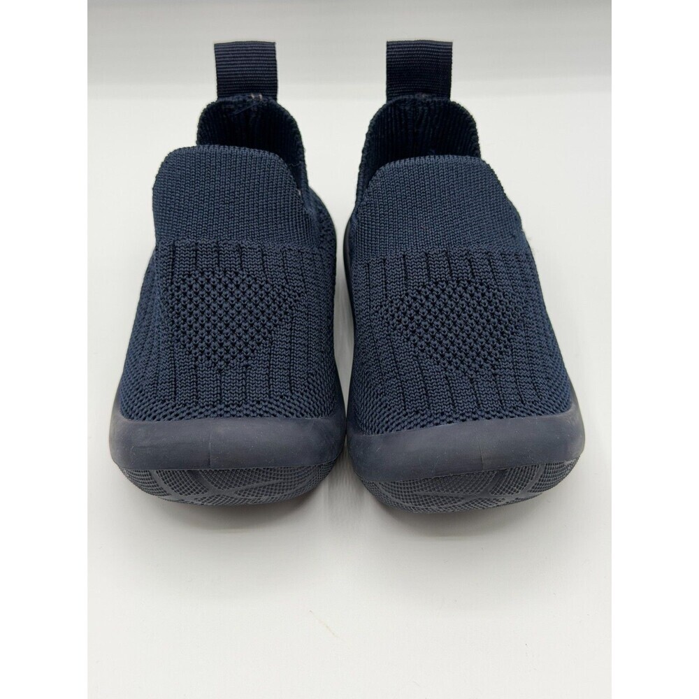 First Steps Stepping Stones Toddler Knit Slip On Shoes Navy Blue Size 5